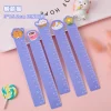 6 PACKS Cartoon Bendable 5in1 Rulers Bookmarks Creative Student Stationery