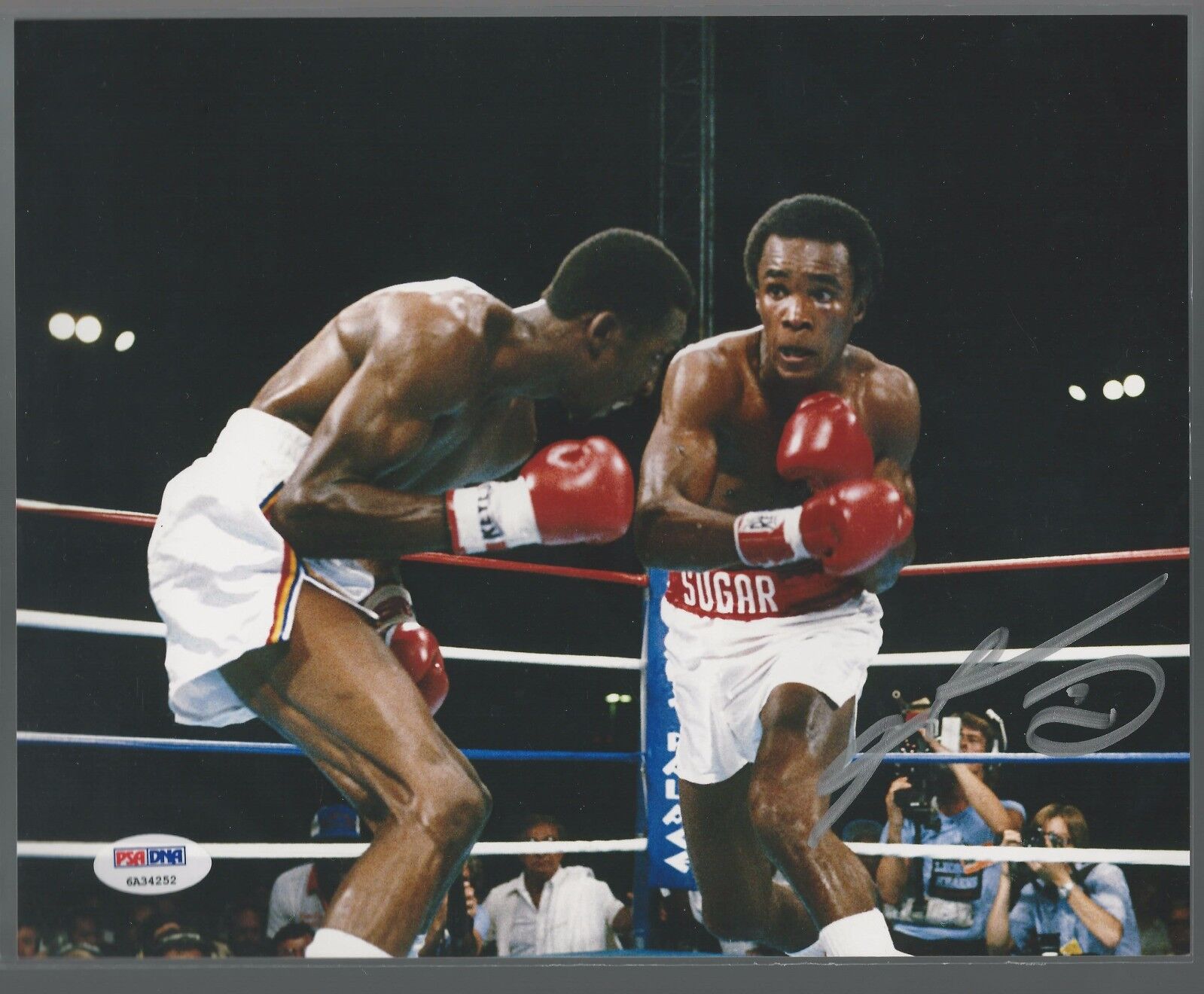 Sugar Ray Leonard Signed Autograph 8x10 Photo Poster painting PSA/DNA Certified Boxer