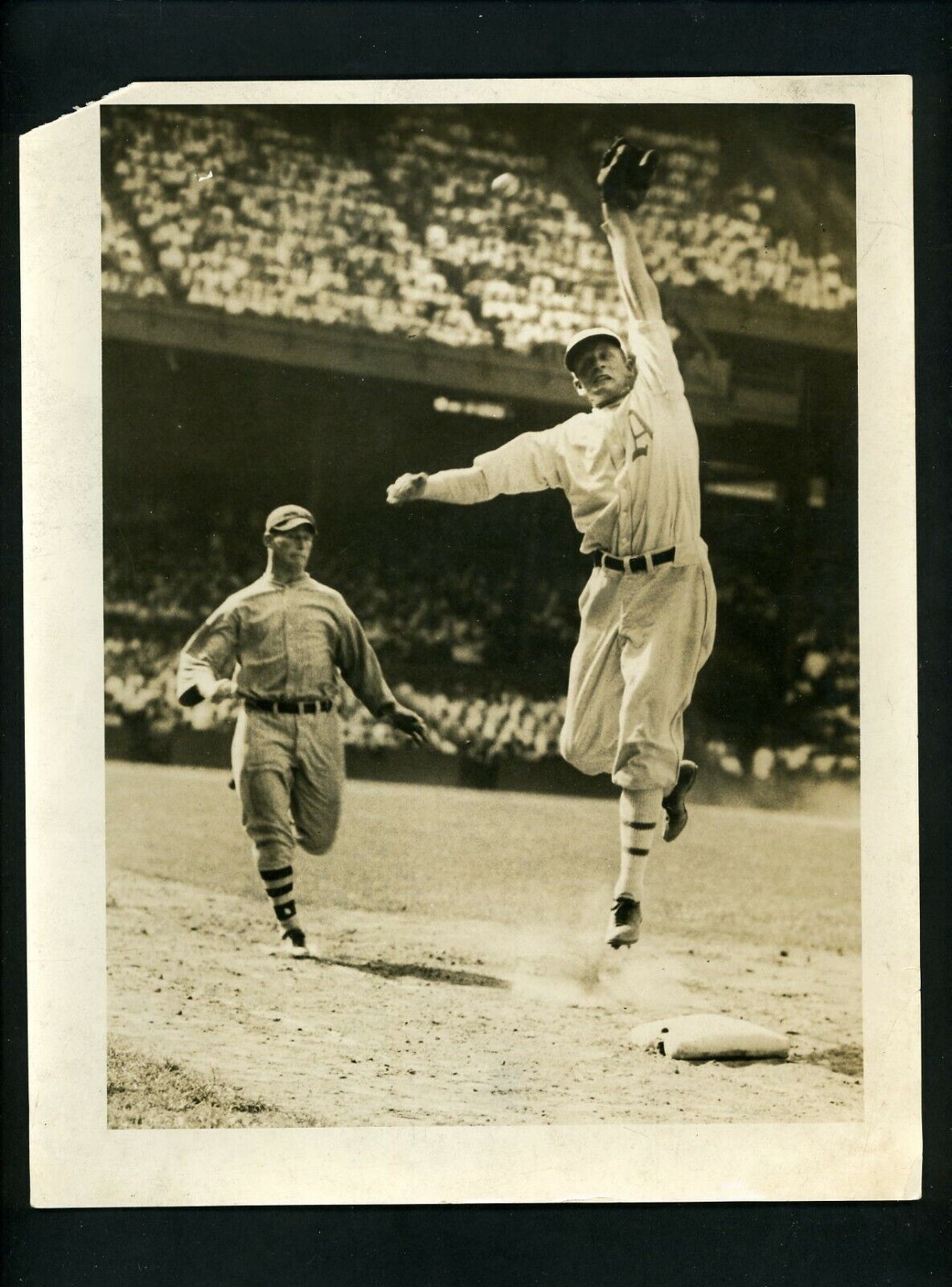 Howard Ehmke Philadelphia Athletics Red Barnes Senators 1928 Press Photo Poster painting