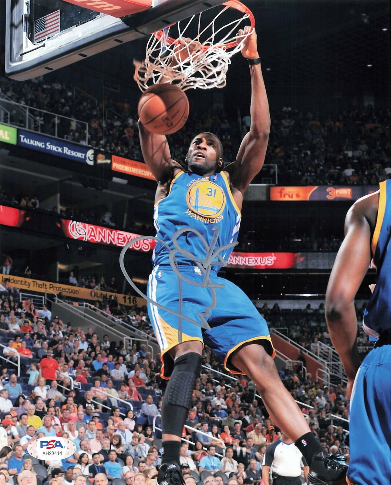 Festus Ezeli signed 8x10 Photo Poster painting PSA/DNA Warriors Autographed