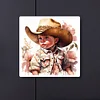Diamond Painting-DIY Full Round Drill Western Cowboy Doll