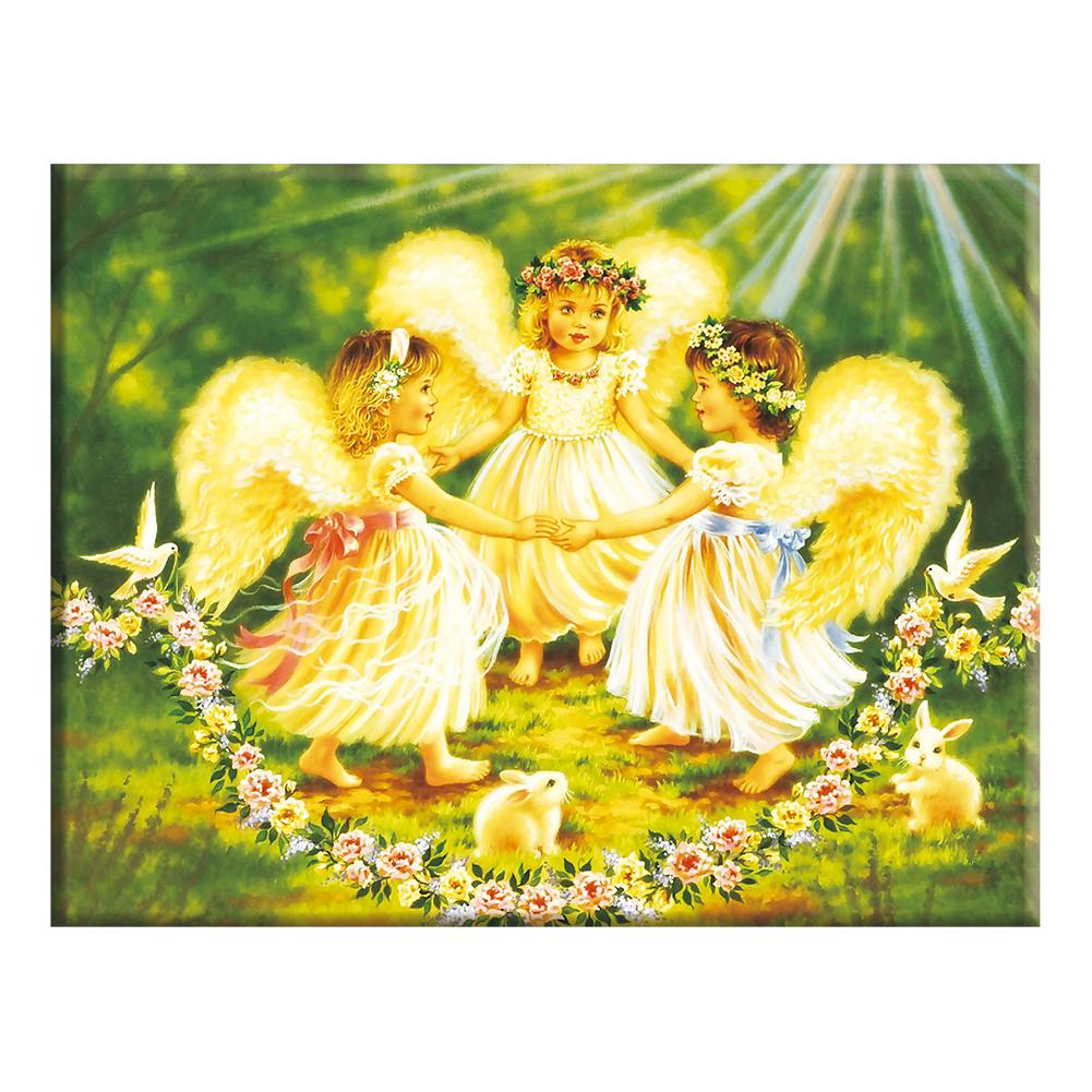 

Baby Angel - 14CT Counted Cross Stitch - 46*56CM, 501 Original