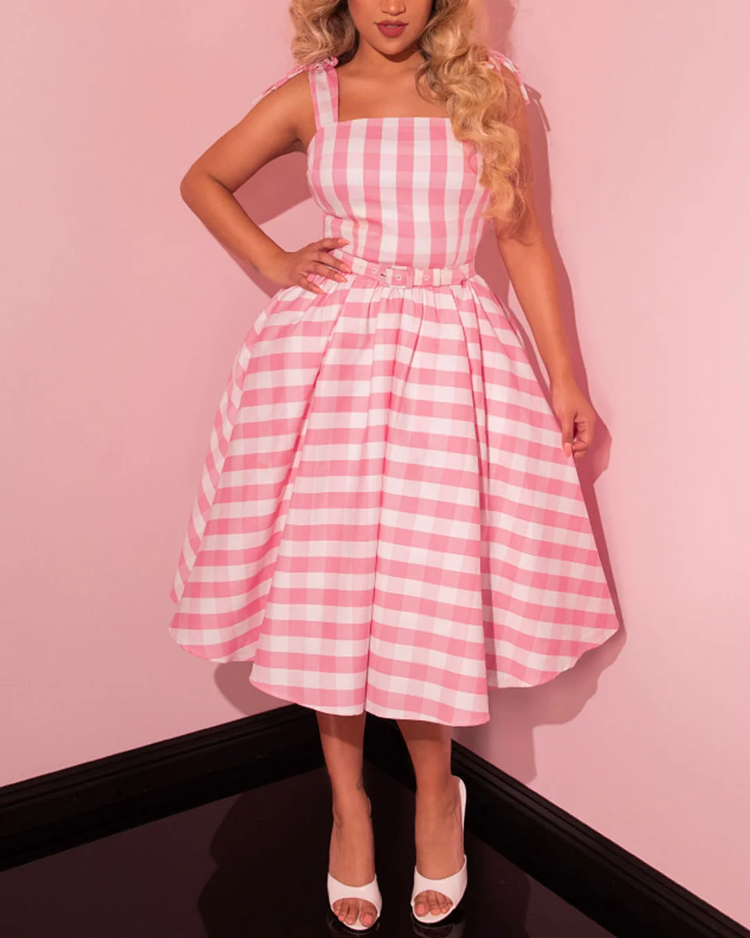 Women's Barbie Plaid Dress