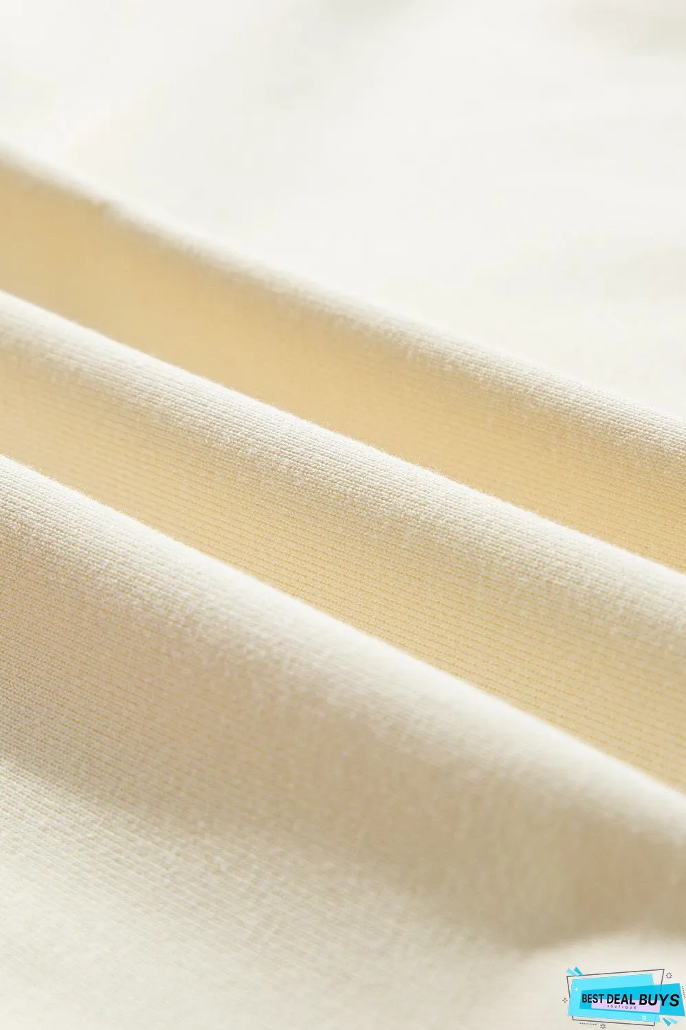 Color Block Star Side Slit Lantern Sleeve Sweatshirt