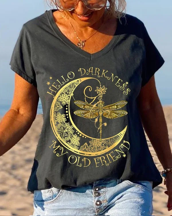 🔥kukelife🔥Hello darkness My old friend Ladies Graphic Tees