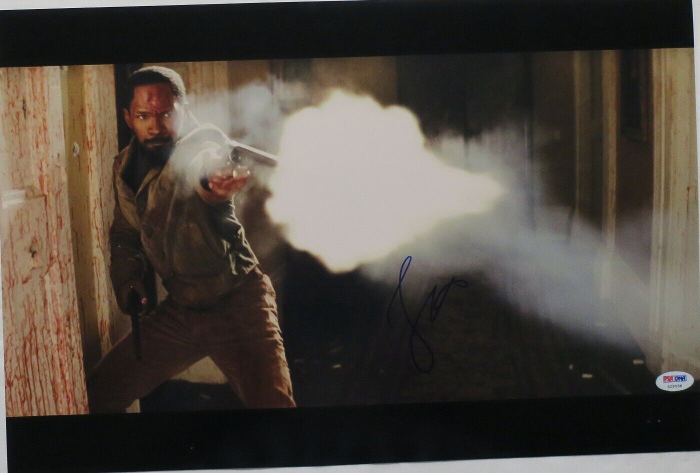 Jamie Foxx Signed Django Unchained Autographed 12x18 Photo Poster painting PSA/DNA #Z29558