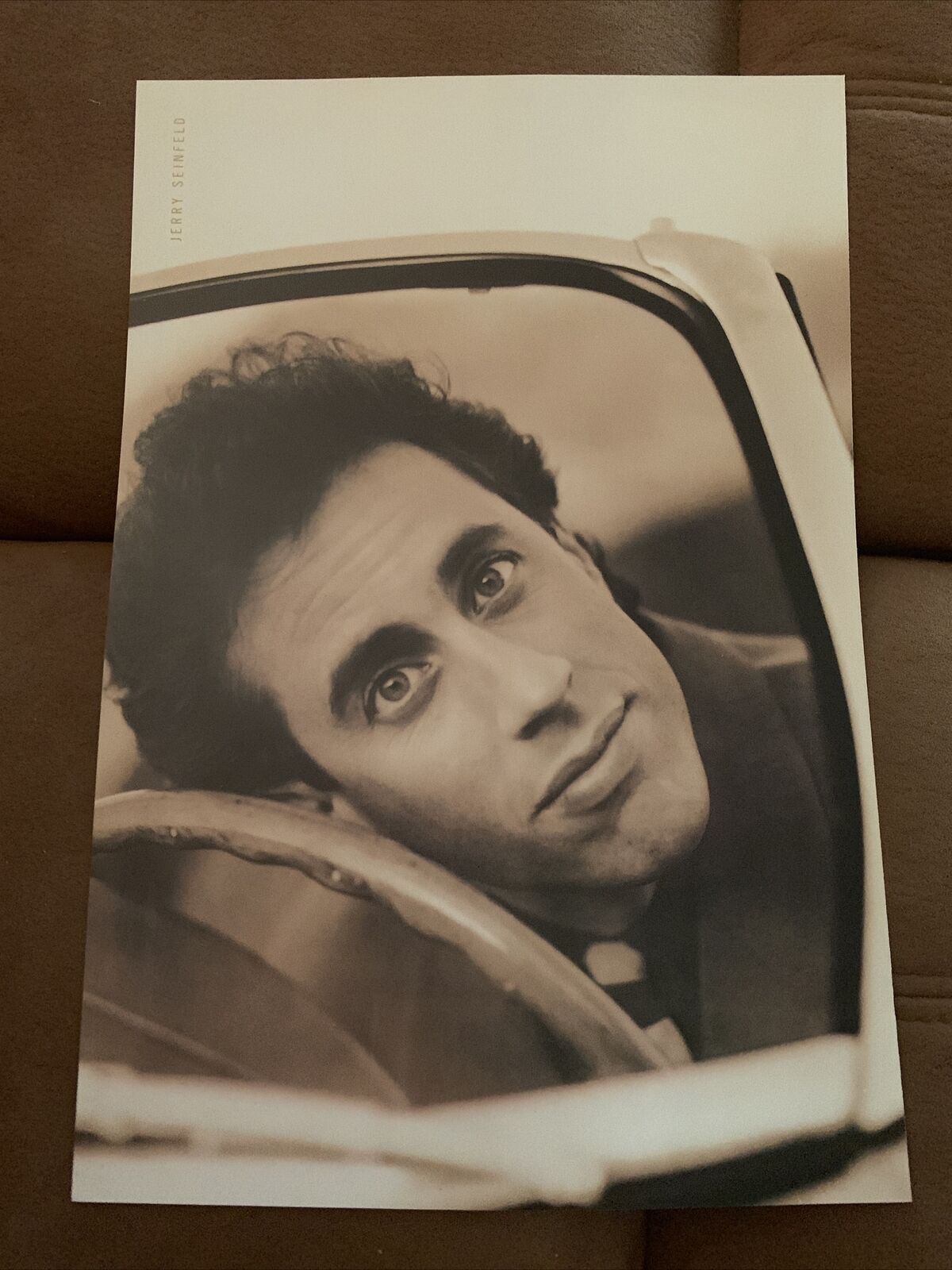 Jerry Seinfeld Single Side Coffee Table Book Photo Poster painting Page 9x13