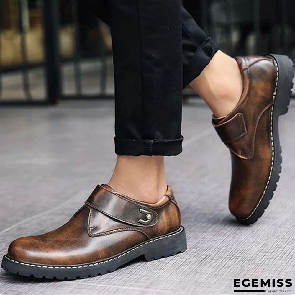 Men's Oxford Shoes Men Flats Fashion Genuine Leather Casual Men Shoes | EGEMISS