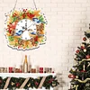 2D Flat DIY Fall Bird Acrylic Diamond Painting Clock Pendant Home Decoration