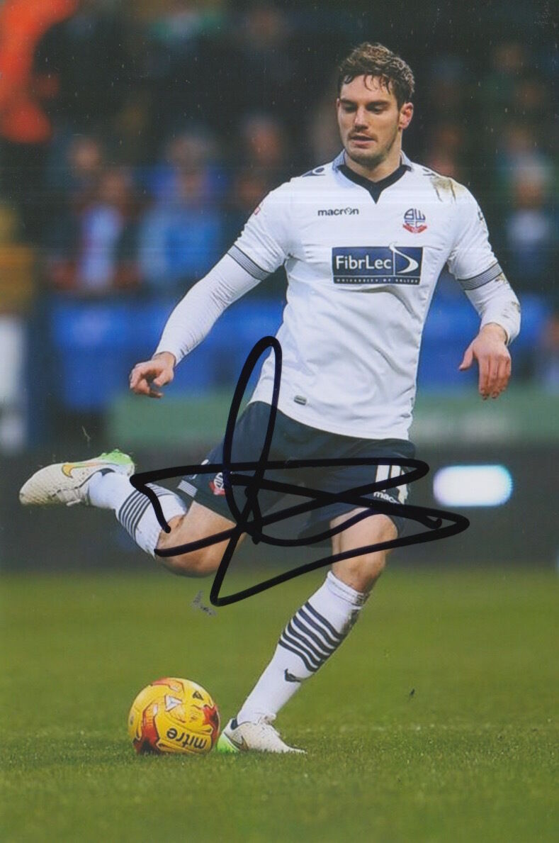 BOLTON WANDERERS HAND SIGNED DORIAN DERVITE 6X4 Photo Poster painting 1.