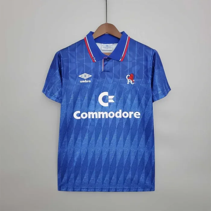 Retro 1989-1991 Chelsea Home Soccer Jersey