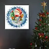 >SALE<5D DIY Full Round Drill Diamond Painting Wreath Kit Home Decoration 30x30cm