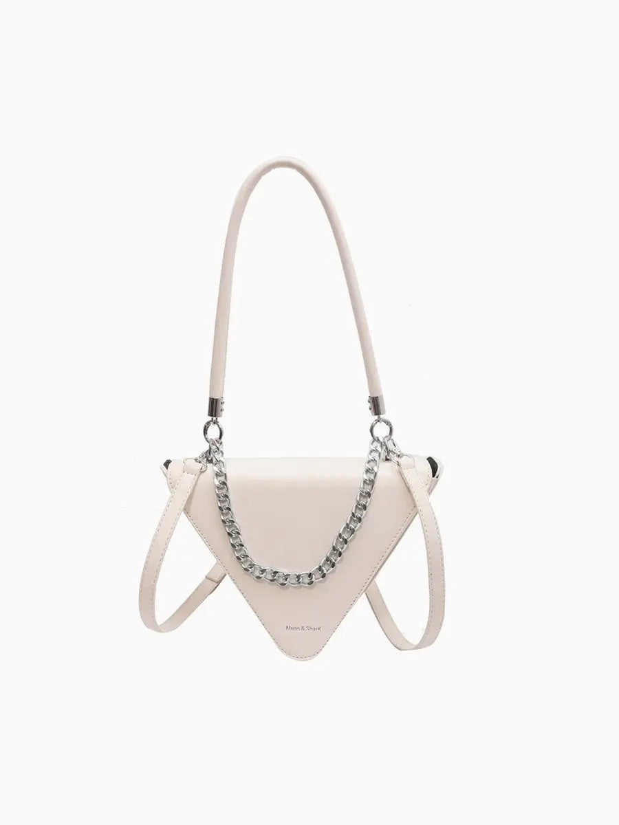 Chain Triangle Shoulder Bag
