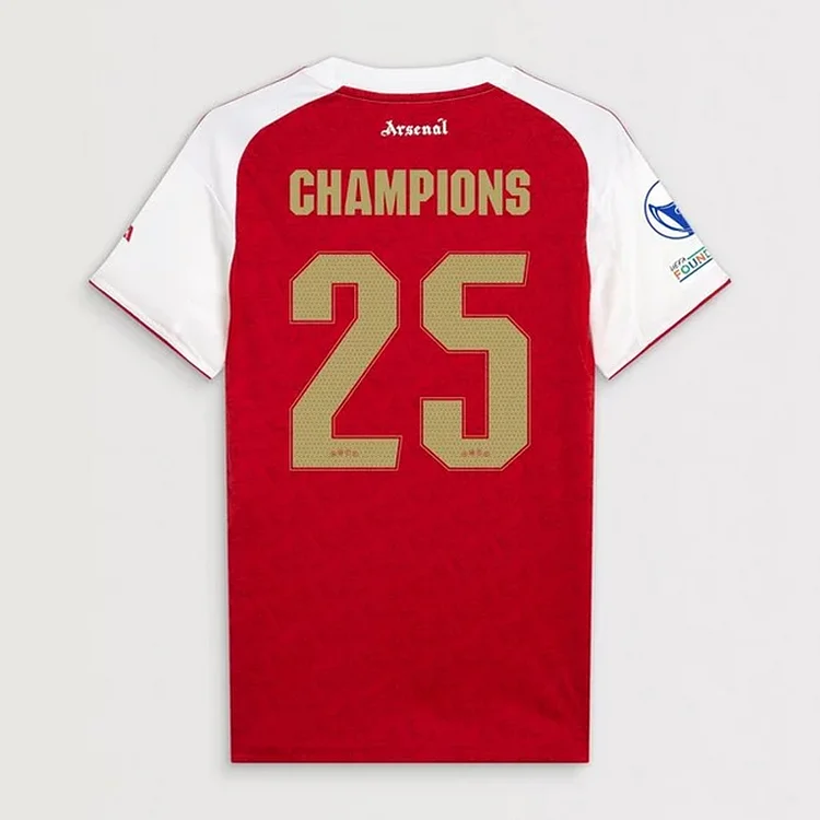 Arsenal 25/26 UWCL Champions Jersey (Women's)