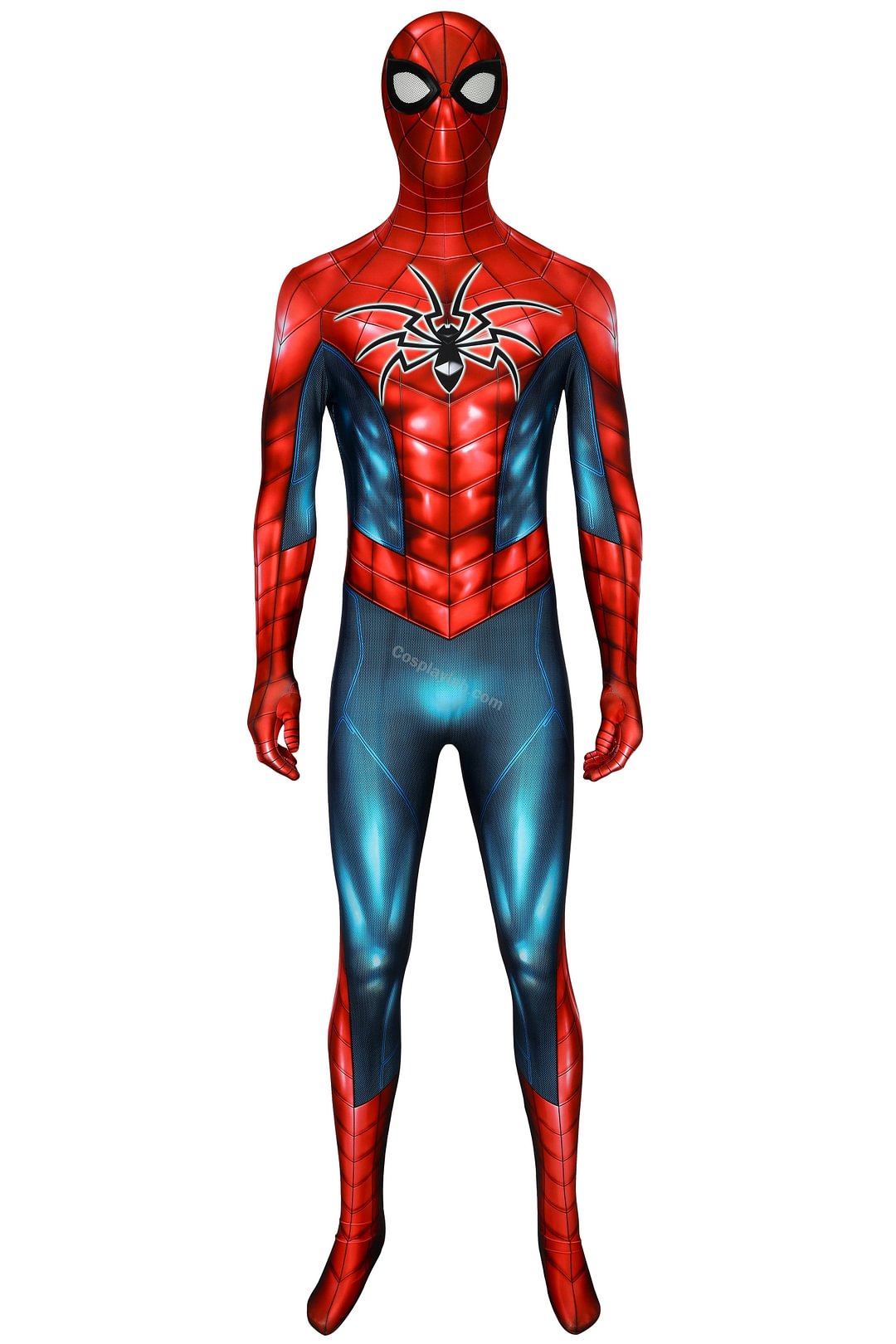 Spider-man Cosplay Suit Spider-Armor MK IV HQ Printed Edition Spandex Costume Jumpsuit
