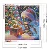 (50*50cm)Christmas Robot - Full Round Drill Diamond Painting
