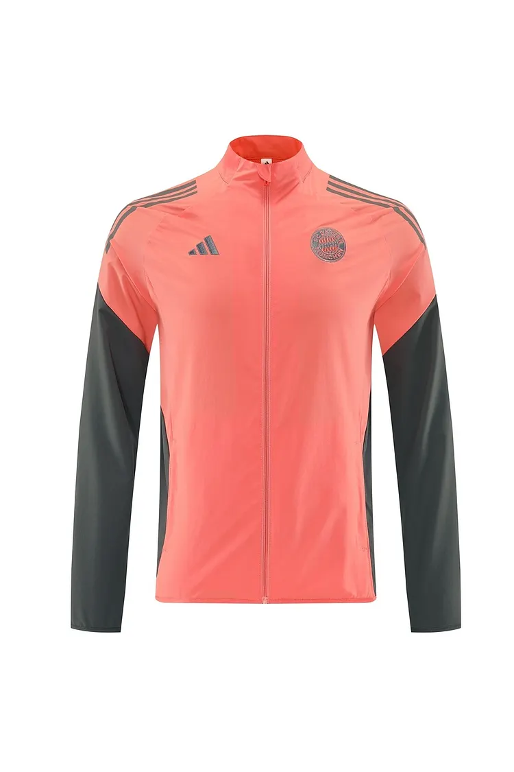 2025-26 Bayern Munich orange windbreaker jersey