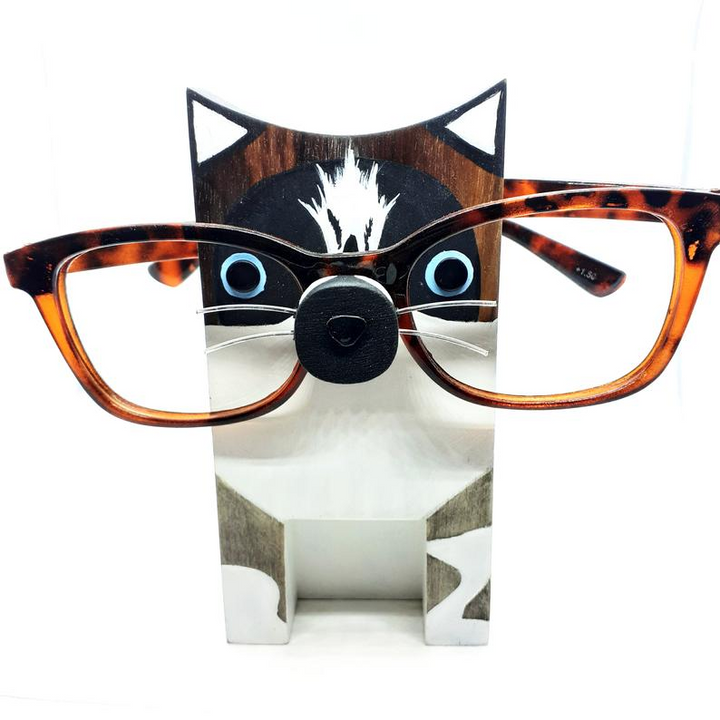 Ken-Handmade Adorable Cat Memorial Eyeglass Stand