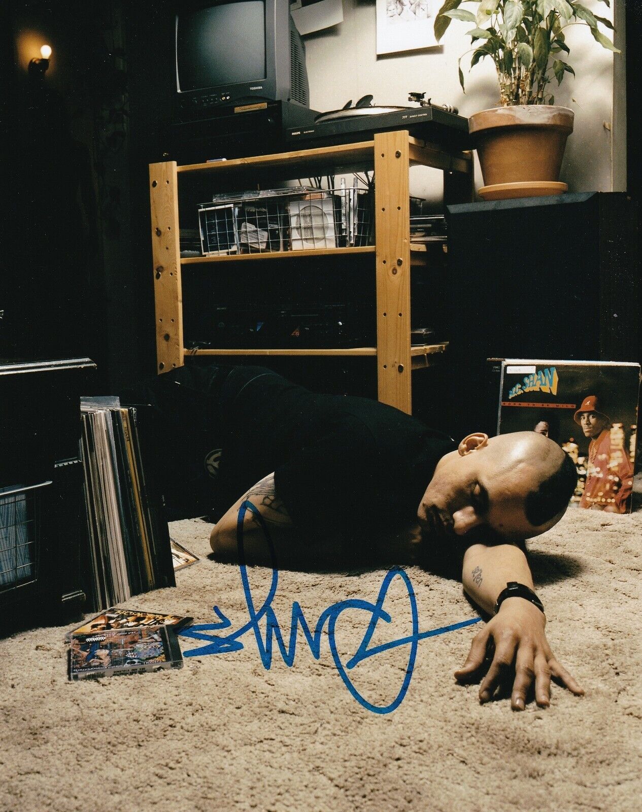 Atmosphere REAL hand SIGNED Photo Poster painting #1 COA Autographed by Slug aka Sean Daley