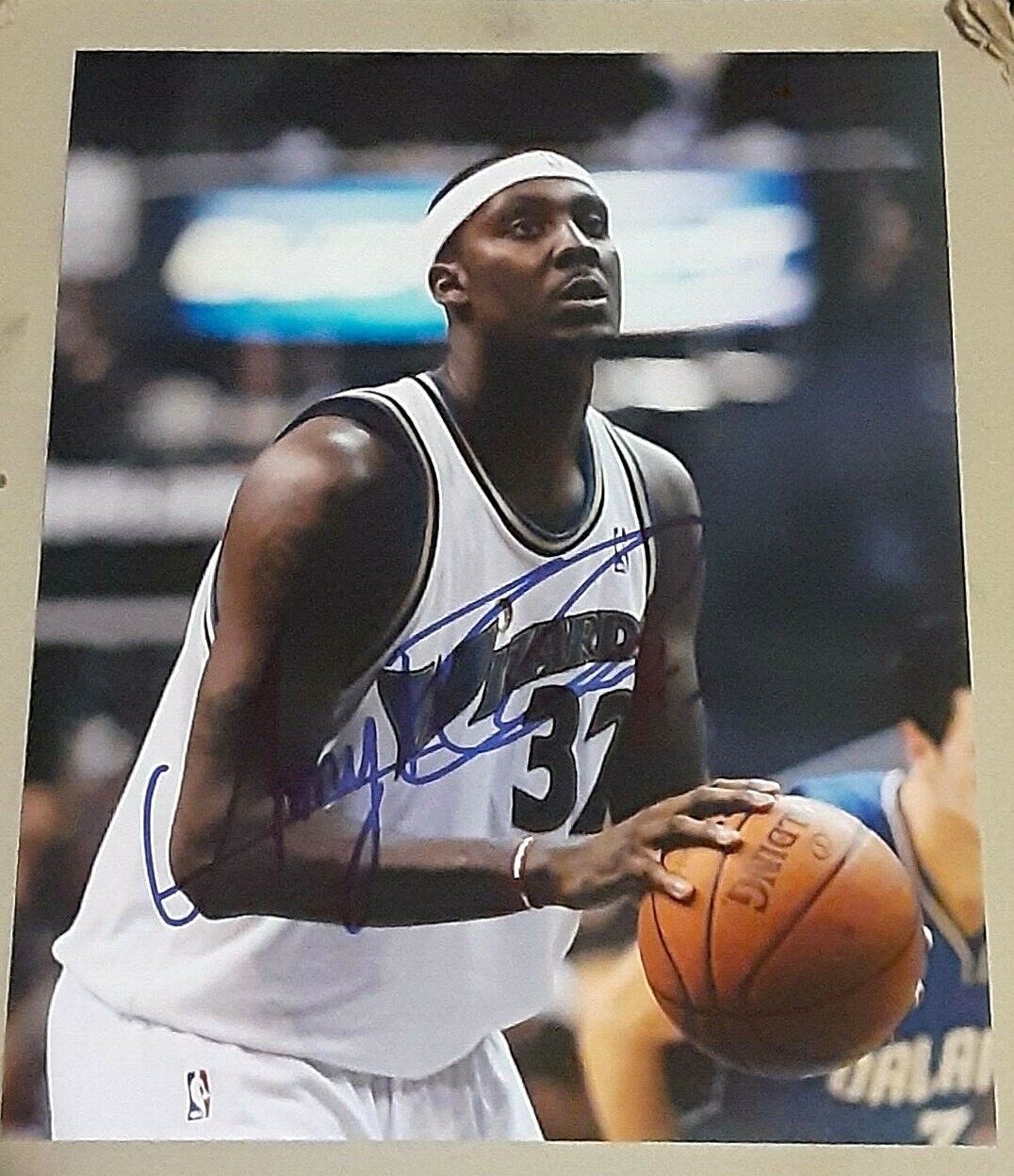 Andray Blatche Washington Wizards SIGNED AUTOGRAPHED 8x10 Photo Poster painting COA Basketball