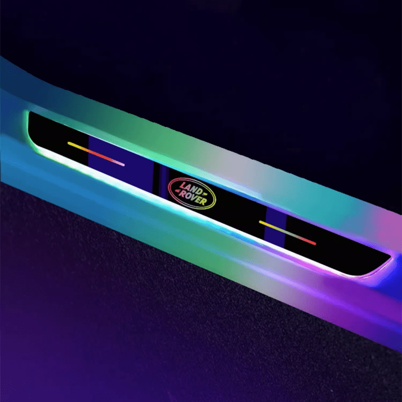 Land Rover-Compatible Smart LED Color Car Door Sill Protector
