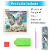 Papillon de plage-peinture diamant en forme sp&eacute;ciale-30*30cm