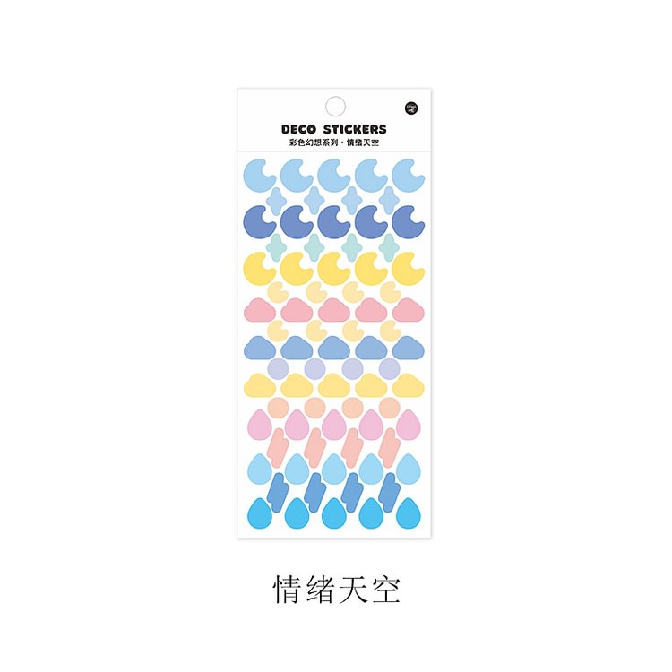 JOURNALSAY New Year's Kawaii Sequin Album Stickers