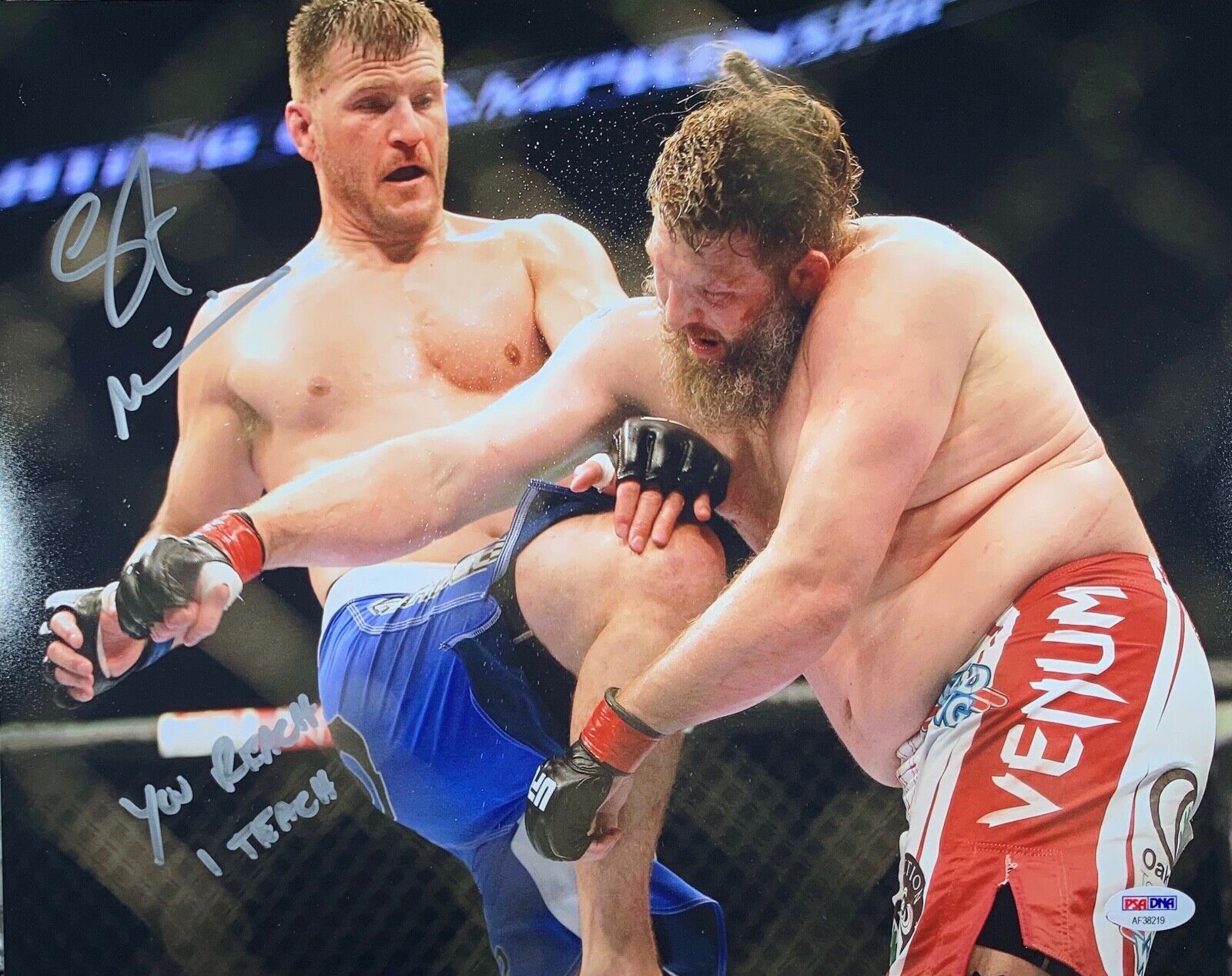 Stipe Miocic autographed signed inscribed Photo Poster painting 11x14 UFC PSA DNA Cormier Jones