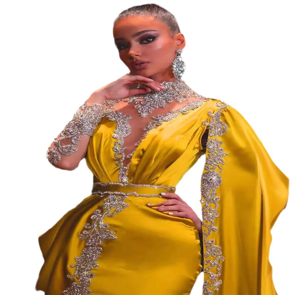 Uveng Uveng Summer New Women's Dress Stitched With Long Dress V-Neck Irregularlylid Dress