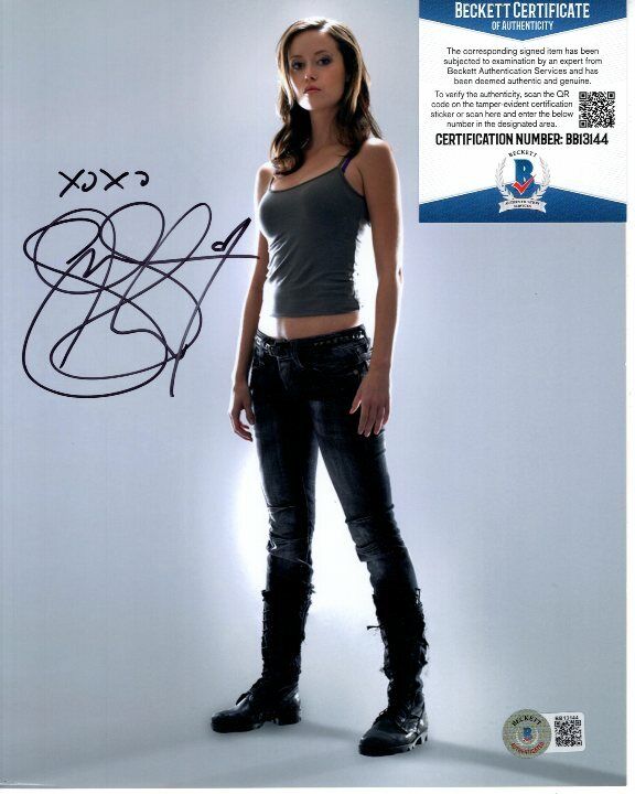 SUMMER GLAU signed 8x10 TERMINATOR CAMERON PHILLIPS Photo Poster painting Beckett BAS