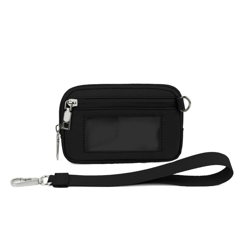 In Stock Hot Lulu Same Transparent PVC Card Bag Wrist Bag Portable Bank Card Change Purse