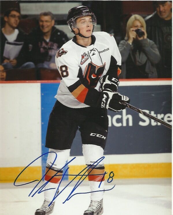 Calgary Hitmen Jake Virtanen Autographed Signed 8x10 Photo Poster painting COA Top Prospect