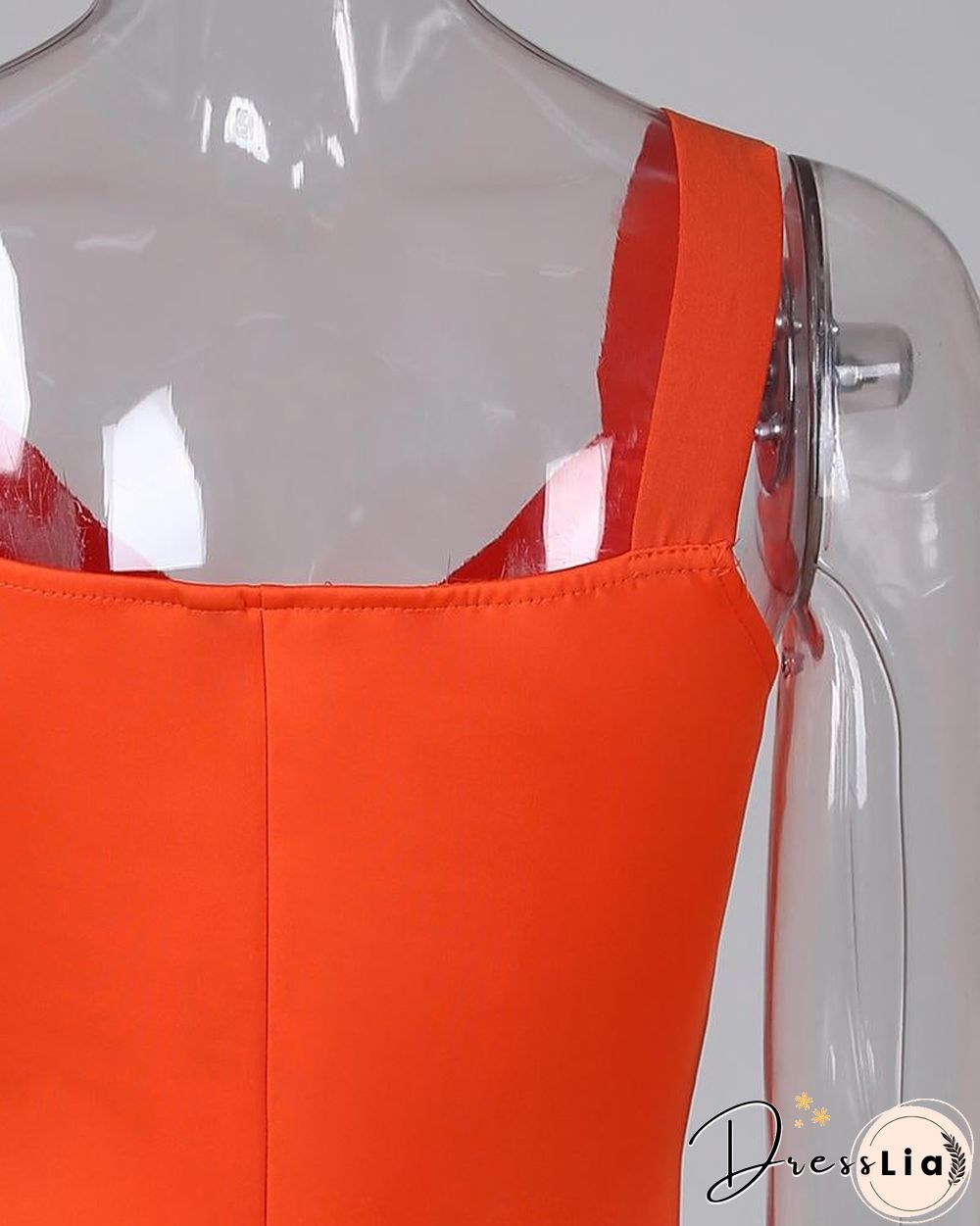 Plunge Neck Bodycon Mini Dress
