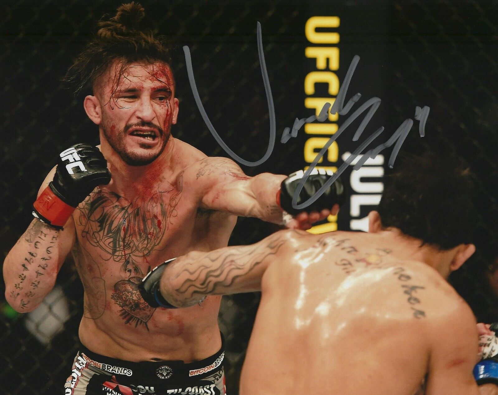 Ian McCall Signed 8x10 Photo Poster painting UFC 183 Uncle Ceepy John Lineker Picture Autograph