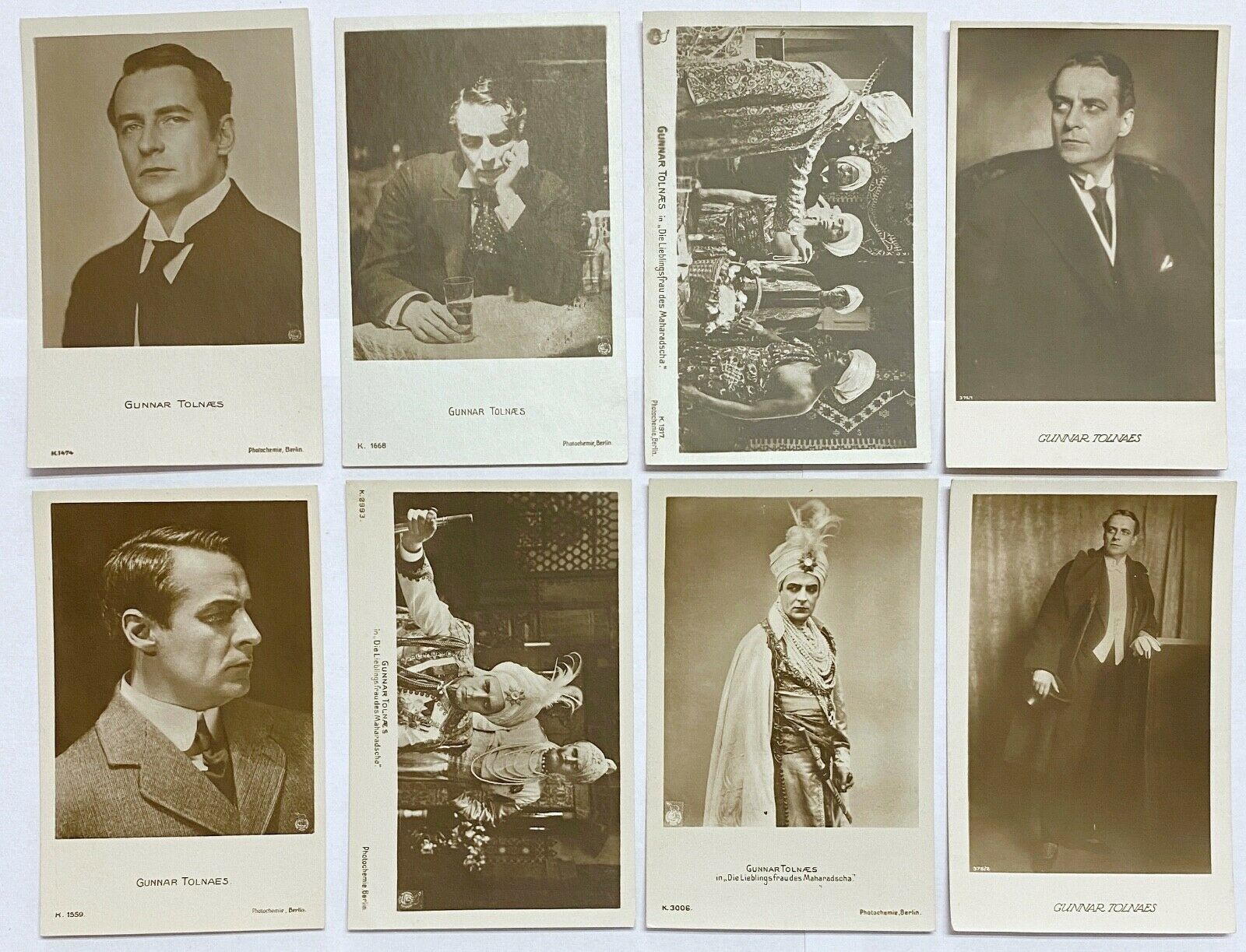 24 x Gunnar Tolnaes Autogrammkarte Foto Postkarte Film Theater UfA Ross (P-62