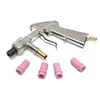 Sandblaster Air Siphon Feed Blast Gun with 1 Metal + 4 Ceramic Nozzle Tips