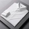 Men's business casual noodle soup anti-wrinkle shirt