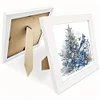 5D DIY Partial Special Shaped Drill Diamond Painting Kit Xmas Bird Decor With Frame Kit 18x18cm