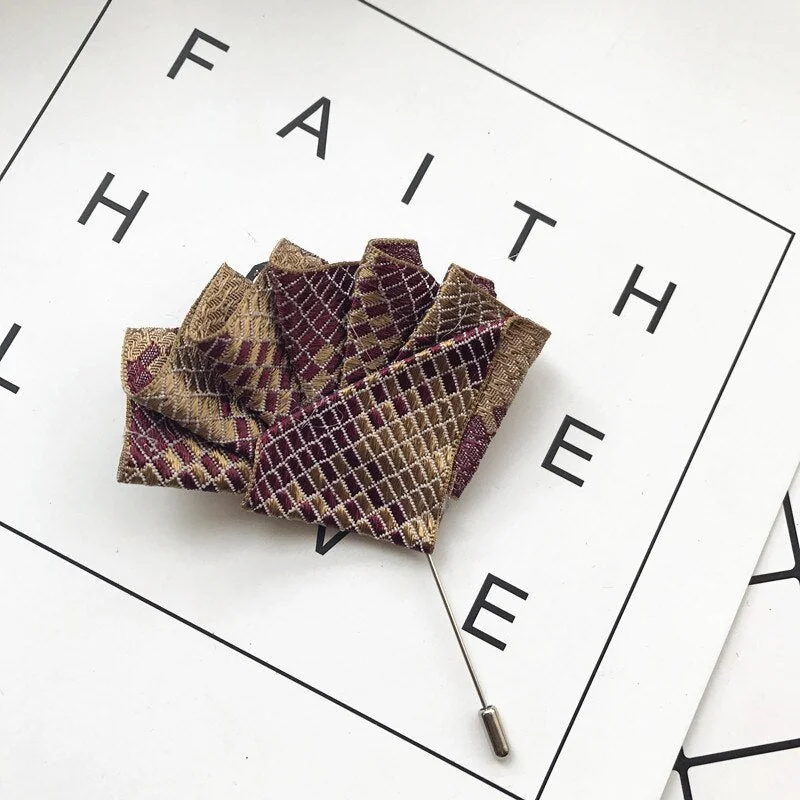 High-end New Rhinestone Bowties Brooch Korean Gentleman Dress White Shirt Wedding Bow Tie Set for Men Accessories Pocket Square