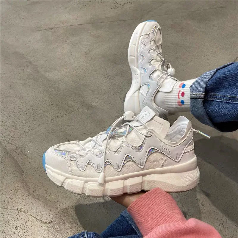 Summer Colorful Women Shoes 2021 Brand Fashion Show Women's Platform Sneakers Street Style Youth Chunky Sneakers Plus Size 41 42