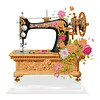 【Clearance Sale】DIY Sewing Machine Ornaments- Diamond Painting Ornaments(Single-Sided)