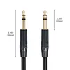 1/4 Inch TRS Cable 6.35mm Male to Male Stereo Jack Balanced Audio Path Cord