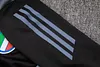 Joyfball 2024/2025 Italy Half-Pull Training Suit Black Soccer Shirt
