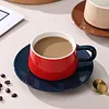Klein Blue Coffee Cup And Saucer Set Light Luxury Ceramic Cup