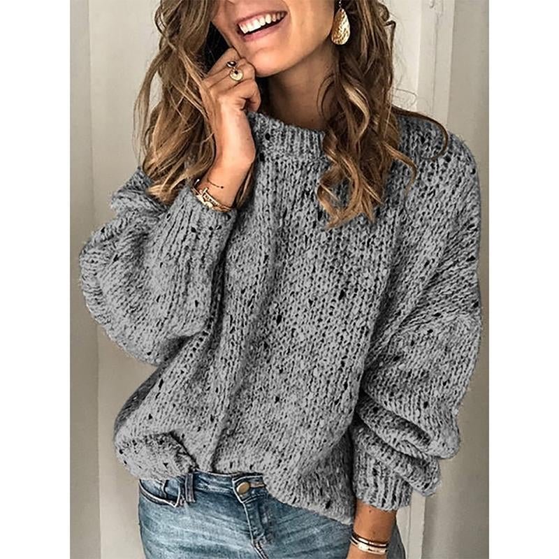 Casual Daily Long Sleeve Pullover Sweater | EGEMISS