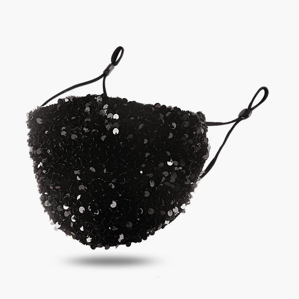 Women cotton fashion sequin mask