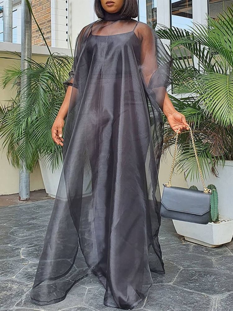 Round Neck Half Sleeve A Line Ladies Dress SKUH94694 QueenFunky