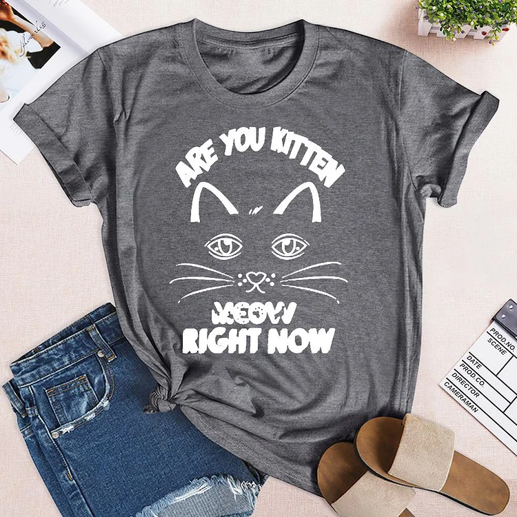 Are you kitten meow right now  T-shirt Tee - 01415-Annaletters