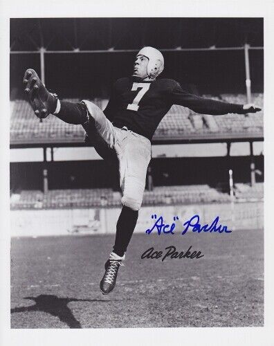 Ace Parker Signed Autographed Duke Blue Devils - Brooklyn Dodgers Photo Poster painting Deceased