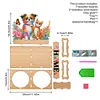 Bol en bois pour chien - 5d bricolage d&eacute;coration artisanale